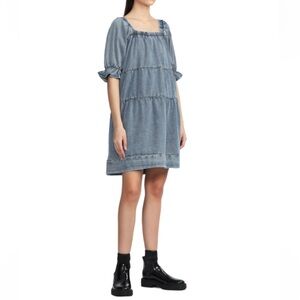 b+ab Tiered Denim Dress NWT